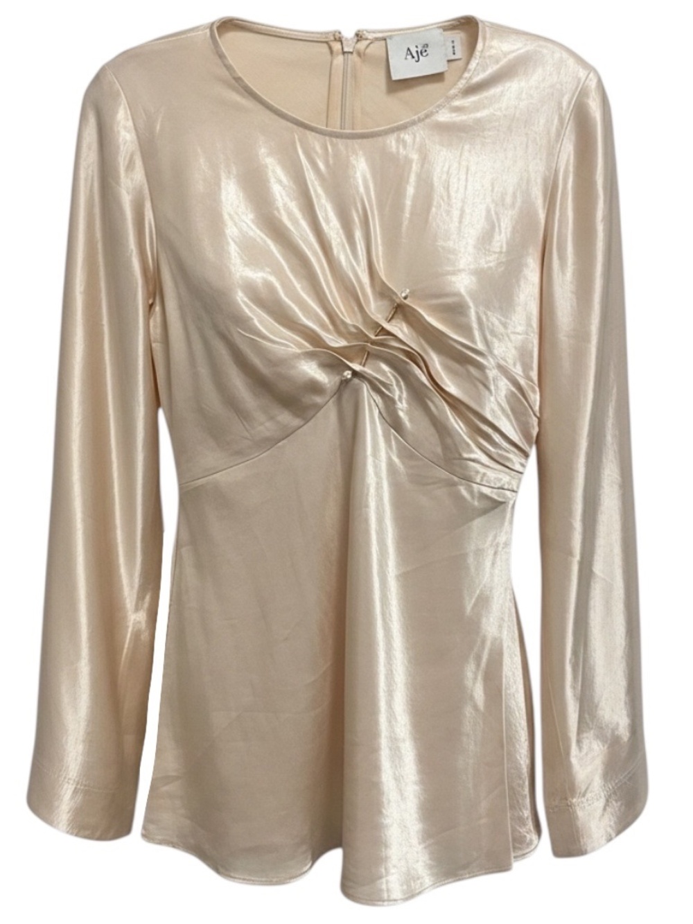 AJE BEIGE MOONGLADE PIERCING TOP